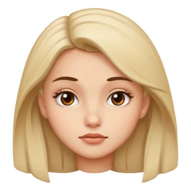 girl giving side eye sticker