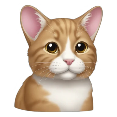 Lop - eared cat sticker