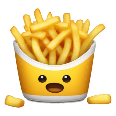 frite gonflable sticker
