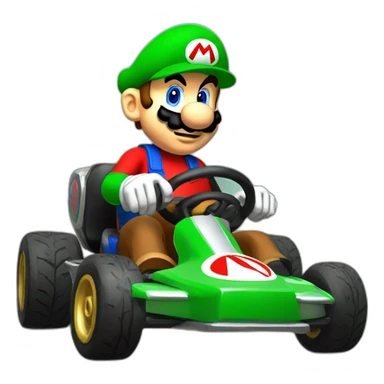 mario's kart sticker