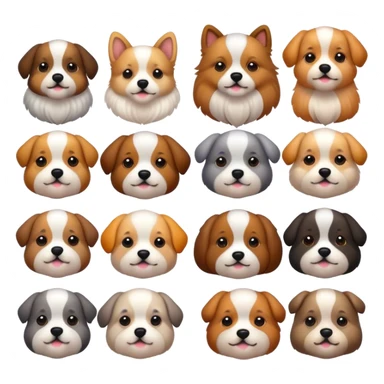 Cute dogs sticker