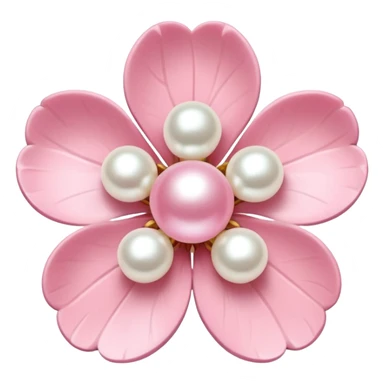 light pastel sakura flower with pearl  sticker
