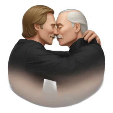 donny smooching vlad in kremlin sticker