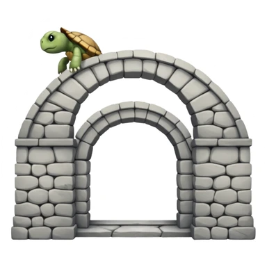 turtle back bridge sticker