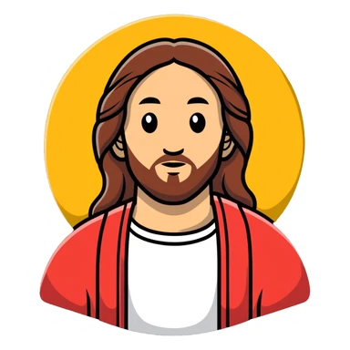 Jesus sticker
