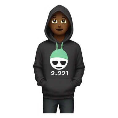 a hoodie with the text „22 soul“ sticker