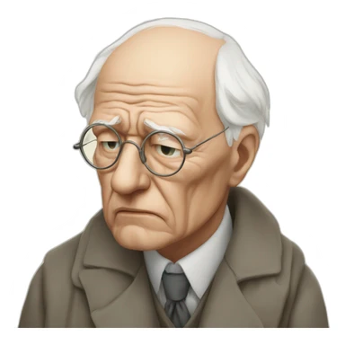 carl jung crying sticker