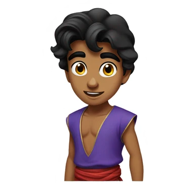 Young Aladdin  sticker