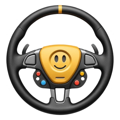 volante de racing  sticker