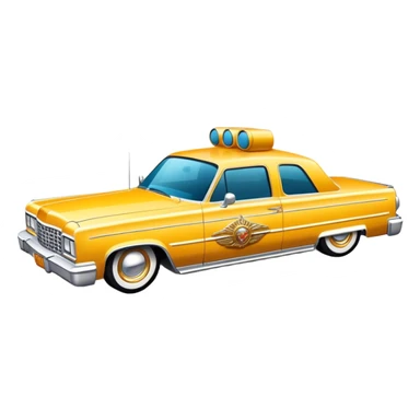 Lowrider  cruising  boulevard sticker