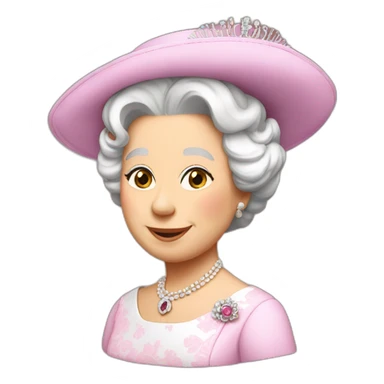 Elizabeth II sticker