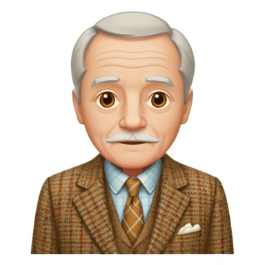 Old british vibe suit  sticker