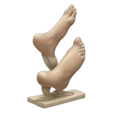 Un pied sur une tête  sticker