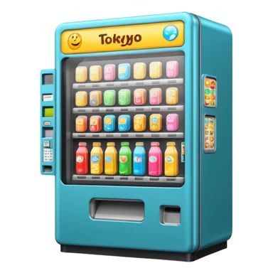 tokyo vending machine sticker