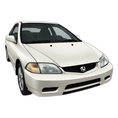 Beat up honda civic sticker