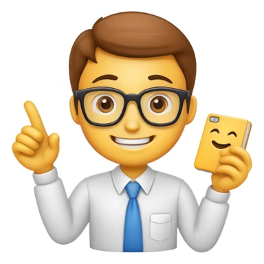 a cartoon mascot for accounting sticker