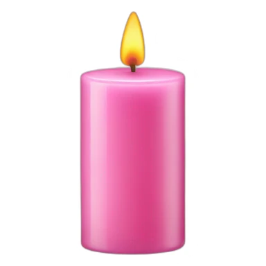 Soya Candle pink sticker