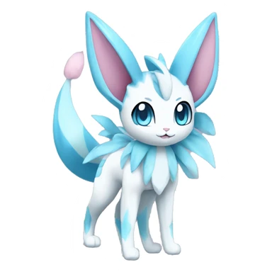 Sylveon-Glaceon-Vaporeon full body sticker
