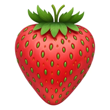 Una fresa pero dibujada sin color  sticker