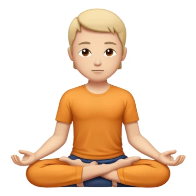 Meditation sticker