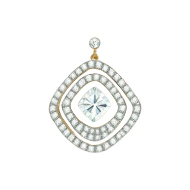 SPARKLY DIAMOND GLITTER earrings sticker