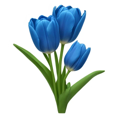 Tulipanes azules
 sticker