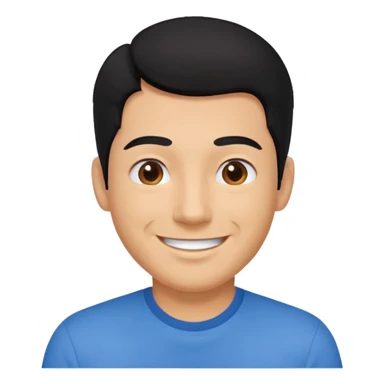 mach mir einen fitness typen der männlichist  mit schwarzen haaren der froh und glücklich ist sticker