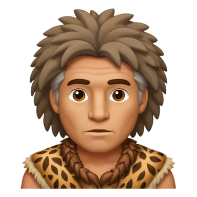 stone age man sticker