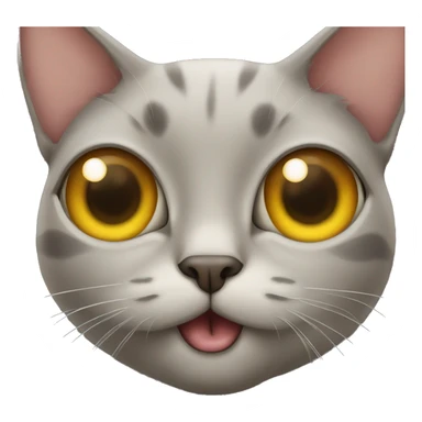 Cat with three eyes sticker