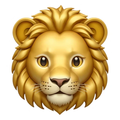 lion emoji 3d sticker