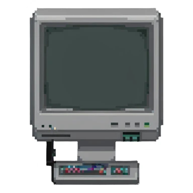 Old computer monitor sticker