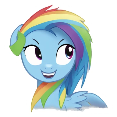 Rainbow dash mlp sticker