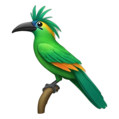 Birds of paradise sticker