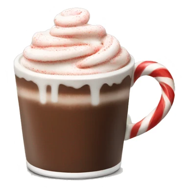 peppermint hot chocolate sticker