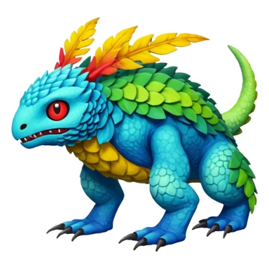 Dolk-Fakémon-hybrid-creature (full body)  sticker