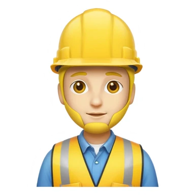 lemon wearing a hard hat sticker