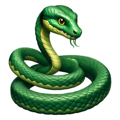 Slytherin snake sticker