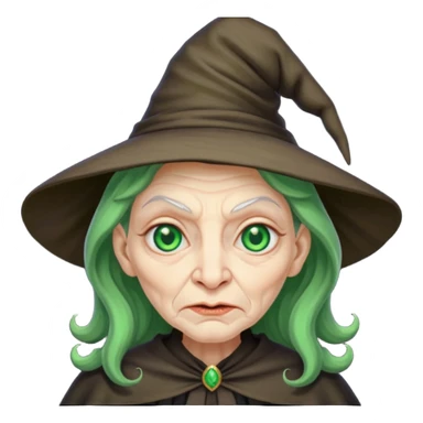 ugly witch sticker