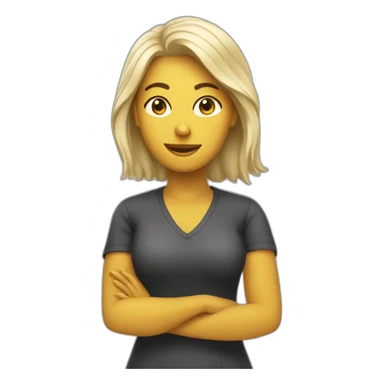 Mulher malhando na academia sticker