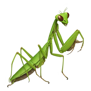 Preying mantis sticker