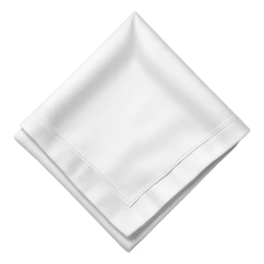 White napkin  sticker
