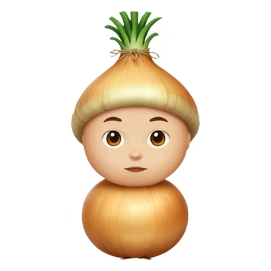 A human onion sticker