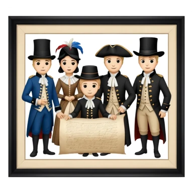 The colonies of America declare independence from Great Britain, by asserting their rights

 sticker