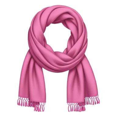 pink scarf  sticker