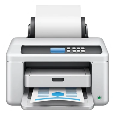 paper printer sticker