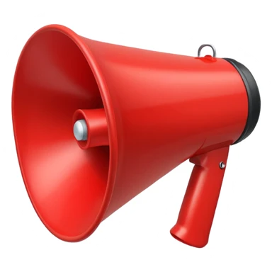Megaphone sticker