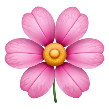 pink flower poop  sticker