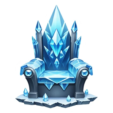 Crystal ice throne sticker