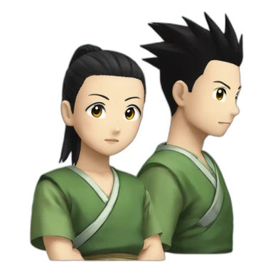 Temari speaks to Shikamaru sticker