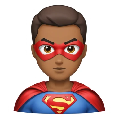 superhero in action sticker